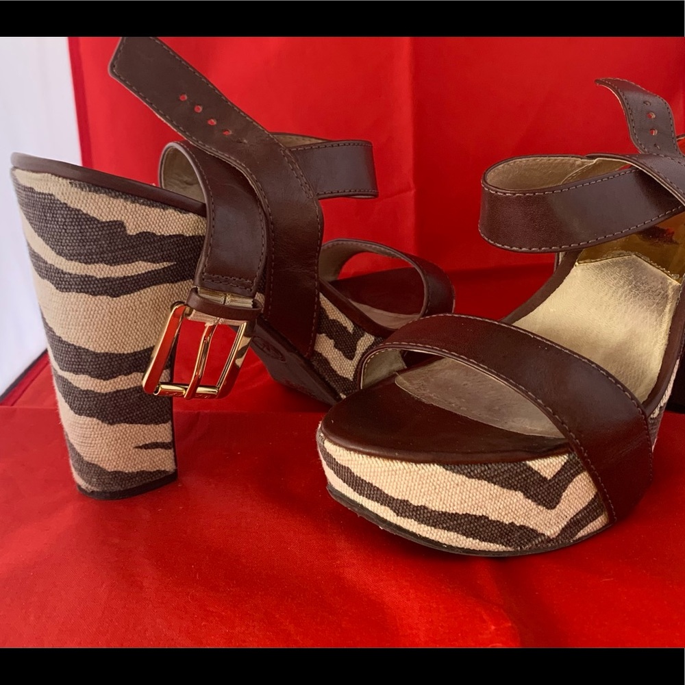 Michael Kors Heels zebra style size 9.5